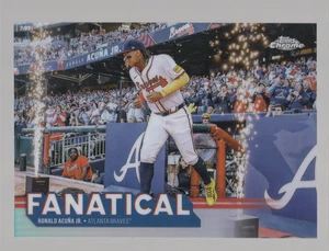 RONALD ACUNA JR 2025 TOPPS CHROME FANATICAL #FAN-16 **ATLANTA BRAVES** SSP - Picture 1 of 2