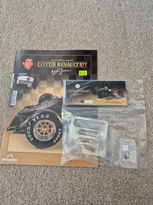 1/8 DEAGOSTINI COSTRUIRE IL 1985 LOTUS RENAULT 97T AYRTON SENNA F1 AUTO PROBLEMA - Immagine 1 di 3