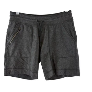 Title Nine Shorts Woman’s Size Small Gray Athletic Zip Pocket Snap Pockets - Bild 1 von 7