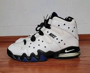 NIKE AIR MAX2 CB 94 WHITE BLACK OLD ROYAL Barkley 305440-102 Mens Size 11.5 - Picture 1 of 11