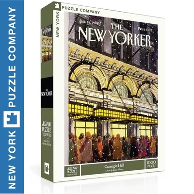 CARNEGIE HALL New York Puzzle Company 1000pc Random Cut Jigsaw NPZNY2559 - Image 1 of 4