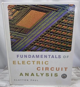 Fundamentals of Electric Circuit Analysis by Clayton R. Paul 2001 Hardback - Picture 1 of 3