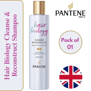 Pantene Pro-V Hair Biology Cleanse & Reconstruct Shampoo - 250ml - Picture 1 of 6