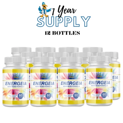 ENERGEIA - Apoyo al Metabolismo, Suplemento para Control de Peso - 12 Botellas Foto 1 de 4