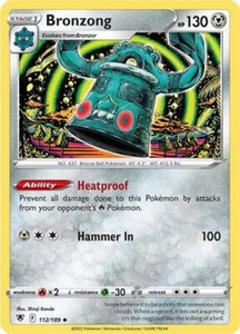 Juego de cartas coleccionables Pokémon Resplandor astral Bronzong 112/189 regular poco común ࿊																	 - Imagen 1 de 1