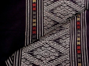 1Y Brunschwig & Fils Black Emboridered Cotton Drapery Upholstery Fabric - Picture 1 of 3