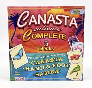 NOB Canasta Caliente Komplett 5 Decks Winning Moves Kartenspiele Hand & Fuß Samba - Bild 1 von 14