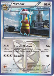 Miradar -N&B:Tempête Plasma-113/135-Carte Pokemon Française - Picture 1 of 1