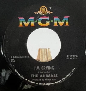 THE ANIMALS 45 RPM I'M CRYING / TAKE IT EASY BABY—VG+ - Bild 1 von 4