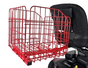 Faltbarer faltbarer Roller-Heckkorb für Pride Elektromobil: ROT - Bild 1 von 12