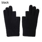 Women Soft Elastic Thick Warm Touch Screen Mittens Arm Warmers Knitted Gloves