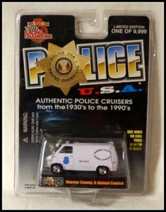 Racing Champions 75 Chevy Van Dupage Co Animal Control Issue #106 #Z166 - Picture 1 of 5