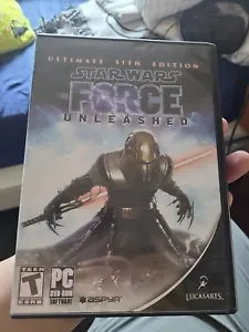Star Wars The Force Unleashed Ultimate Sith Edition PC DVD-ROM 2 Discs Wrong Man - Picture 1 of 3