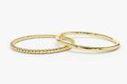 Solid Gold Ring / Stacking Set Of Rings/ Wedding Ring Set/ 14K Gold Wedding Band
