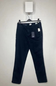 Nuovo chino da donna Gap taglia 02/34 ragazza a metà altezza elasticizzato blu navy - Foto 1 di 7
