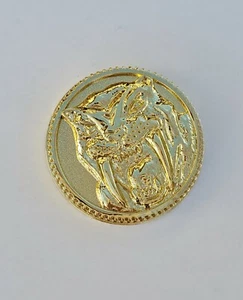 Legacy SABRETOOTH TIGER Dino Power Coin-Gold Made for Legacy Ranger Morpher Prop - Picture 1 of 3