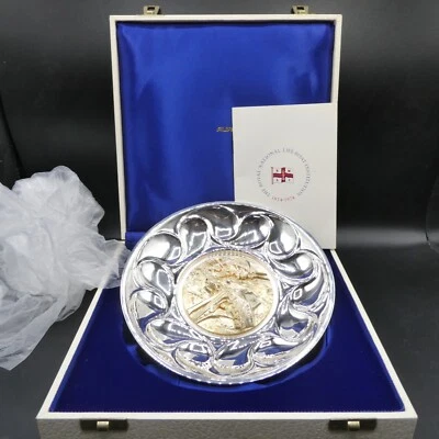 PRATA LTD ED Royal National Lifeboat Institution Bowl 1974 334,4 g EM CAIXA + CERTIFICADO DE AUTENTICIDADE - Imagem 1 de 4