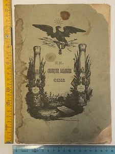 NAPOLEONE A. MANZONI IL CINQUE MAGGIO ODE 1838 LE MONNIER inc. FABBRIS 1° ediz - Bild 1 von 20