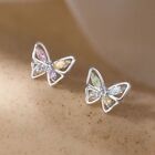 925 Sterling Silver Star Moon Flower Small Stud Earrings Women Jewelry Cute Gift