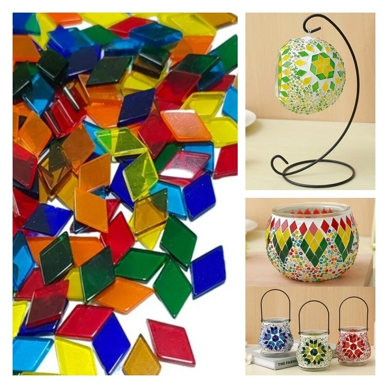 MARKENLOS 200g Glas Handarbeiten Masse Mosaik Fliesen Rauten Formen Liefert für DIY