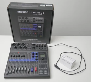 Zoom LiveTrak L-8 Audio Recorder Mischpult für Musikrecording, Podcasts uvm. - Bild 1 von 13