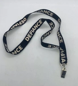 Defiance Video Game Lanyard Black Clip GameStop Promo - Picture 1 of 1
