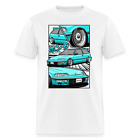 T-shirt graphique personnalisé homme JDM Honda Civic CX5 : course, Type R, VTech