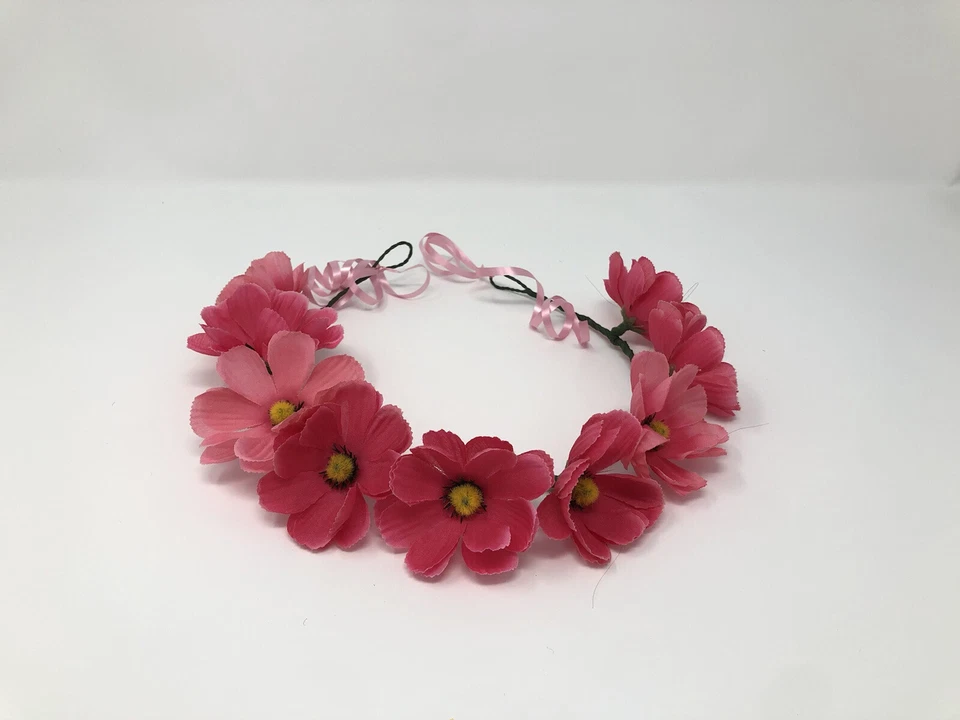 Corona de flores hecha a mano [VER DESCRIPCIÓN] Foto 1 de 3