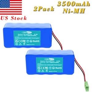 Batería 2 piezas para Rowenta RD-ROW12VA(Y) RH846301 RH846901 RH846501/9A2 12V Ni-Mh - Imagen 1 de 13