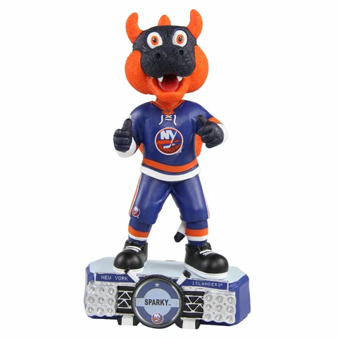 Sparky the Dragon New York Islanders Stadium Lights Bobblehead NHL Hockey Cover