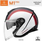 NEW Schuberth M1 PRO Motorcycle Tour Jet Helmet | Outline Red | S | Free Ship