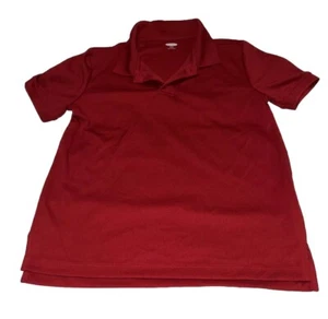 Old Navy Boys Medium Size 8 Red Collared Polo Short Sleeve Shirt - Picture 1 of 5