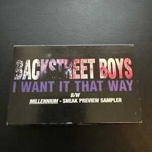 Backstreet Boys I Want It That Way Cassette Single - Picture 1 of 3