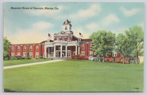 Postcard Masonic home of Georgia, Macon, Georgia - Imagen 1 de 2