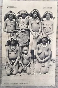 1940’s Classic nude woman pinup girls African Native Model photo RPPC Post Card - Picture 1 of 2