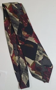 Corbata para hombre Galli's 100 % seda diseñada en Italia puntiaguda floral 57" x 3,75" - Imagen 1 de 5