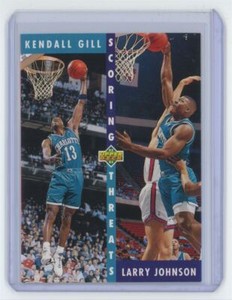 1992-93 Upper Deck Kendall Gill/Larry Johnson . #63