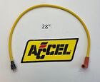 28" Single Replacement YELLOW Spark Plug Wire for Points Cap ACCEL 4042 4044
