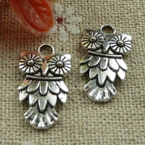 Envío Gratis 140 Piezas Dijes Búho Plata Tibetana 20x11mm L-1379 - Imagen 1 de 4
