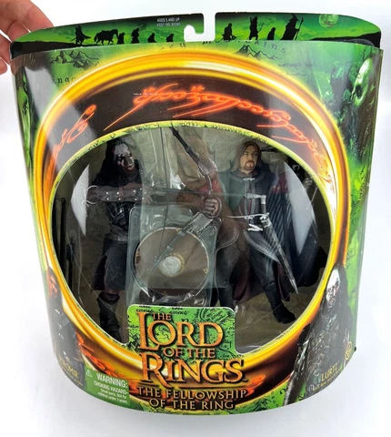 Lord of the Rings Boromir & Lurtz Action Figures Set 2001 ToyBiz Cover