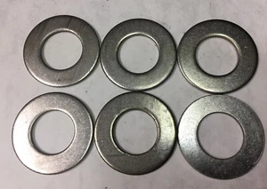 1" BULLONE MISURA SAE RONDELLA PIATTA ZINCATO 2" OD X 1-1/16" ID - 6 PZ - Foto 1 di 3