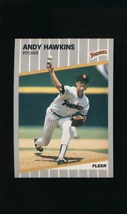 1989 Fleer #307 Andy Hawkins * Pitcher * San Diego Padres * NM-MT * - Picture 1 of 2