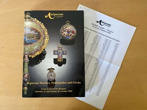 Auction Magazine ANTIQUORUM 1995 - Patek Philippe 1518 - Super Rare - Collectors - Bild 1 von 13