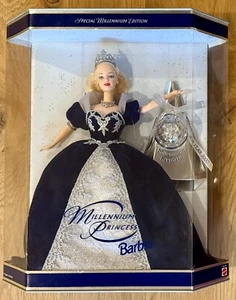 Happy New Year BARBIE Doll w Tiara Jewelry & Millennium Ornament NEW NIB NRFB - Picture 1 of 10