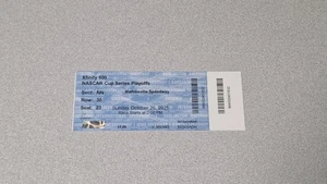 Boleto Xfinity 500 2025 William Byron 16ª victoria NASCAR Martinsville Hendrick - Imagen 1 de 3