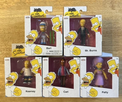 Los Simpson Jakks Pacific 2.5” Figura Onda 5 Juego Completo de 5 ¡Envío Gratis! Foto 1 de 3