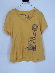 (XL) WDW Disney World Epcot 35th Anniversary Ladies V Neck Shirt Figment Dragon - Picture 1 of 4