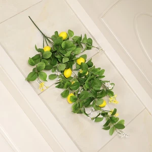 finti rami di limone decorazione centrotavola realistico limone - Foto 1 di 12