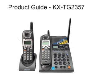 NEW Panasonic KX-TG2357B Digital Cordless Phone & Answering Machine System Base - Zdjęcie 1 z 8