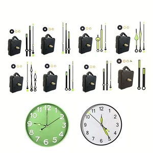 Replacement Clock Movement Kit Long Shaft for DIY Fluorescent Wall Clock - Picture 1 of 24